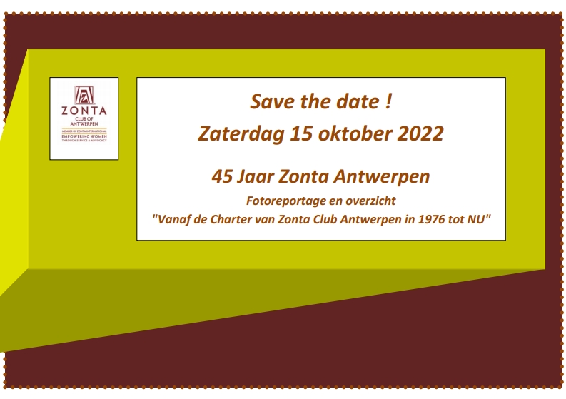 Zonta Antwerpen viert feest….